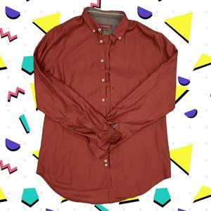 Men's Zara Man Button Down Shirt Size Large